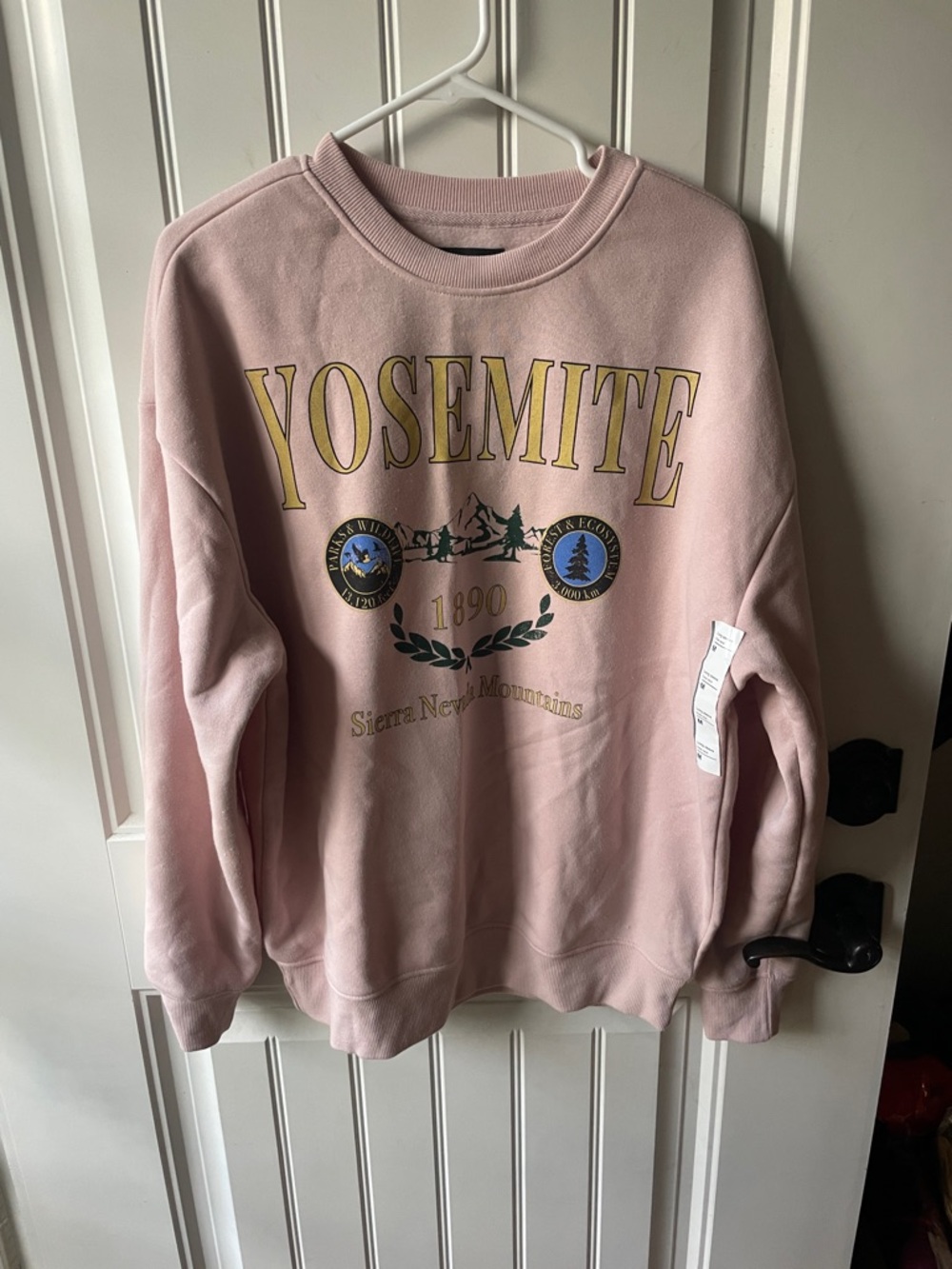Original Use Light Pink Yosemite Crewneck Sweatshirt Womens m